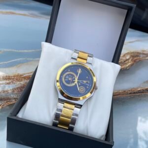 Luxury Premium Toshie Watch | Blue Dial Two-Tone Metal Watch (Copy) (Copy)